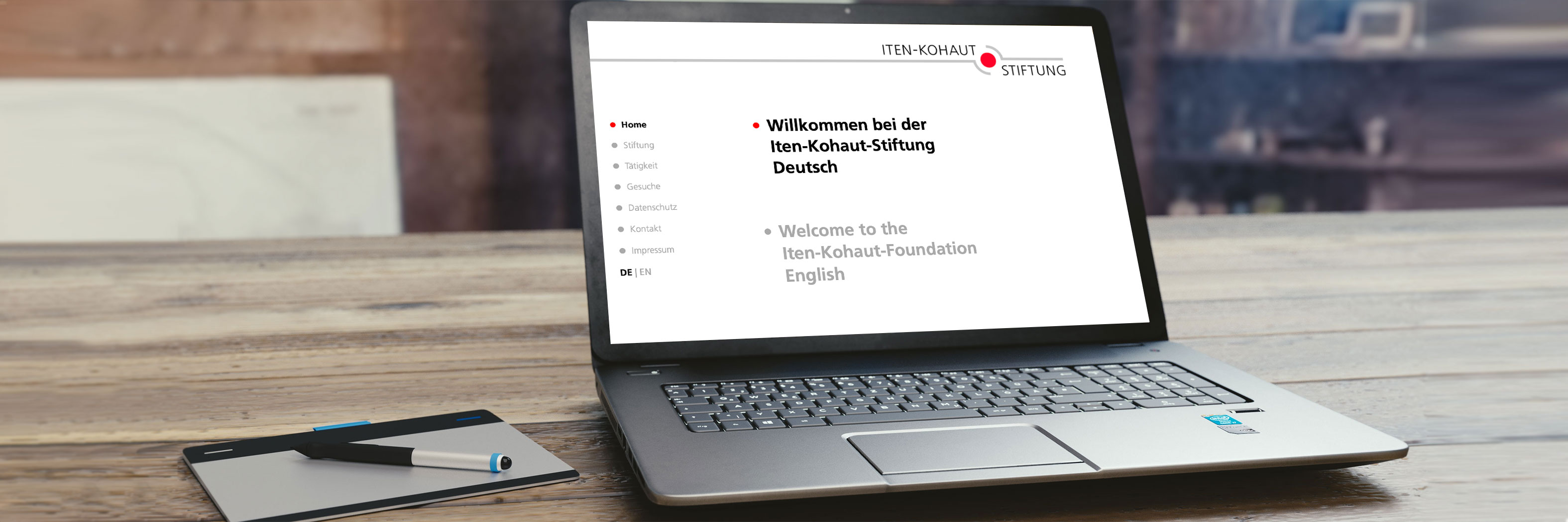 Iten Kohaut Stiftung website